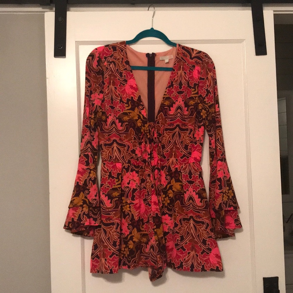 Multi colored romper
